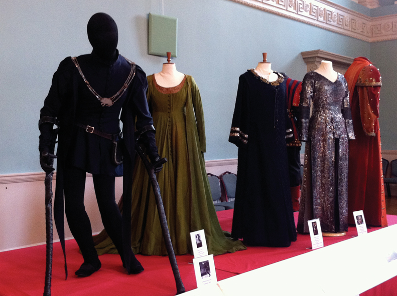 Stage costumes for the Royal Shakespeare company from the exhibition 'Dressing the Stars', Bath Fashion Museum 2012.: 